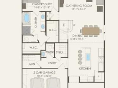 Primary bedroom at 201 Singing Dove Way - 4 bed 3 bath home