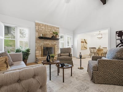 Living area at 201 Towhee DR - 4 bed 2 bath home