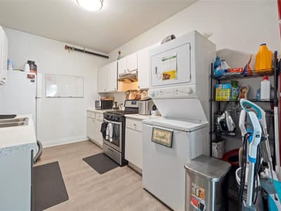 Primary bedroom at 201 W 31st ST Unit #A - 3 bed 1 bath home
