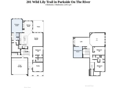 Photo 3 of 4 at 201 Wild Lily TRL - 4 bed 3 bath home