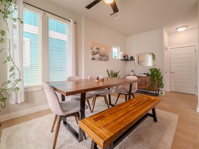 Living area at 2012 Dinsdale Ln - 2 bed 2 bath home