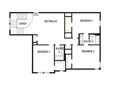 Kitchen at 2016 Morning Mist Dr - 5 bed 4 bath home