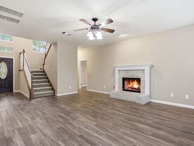 Living area at 2021 Woodglen DR - 4 bed 2 bath home