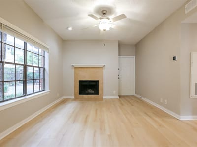 Living area at 203 E 31st St Unit #104 - 2 bed 2 bath home