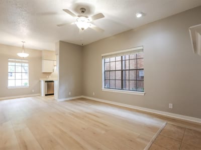 Primary bedroom at 203 E 31st St Unit #104 - 2 bed 2 bath home