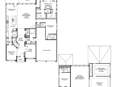 Living area at 204 Keuchel LN - 5 bed 5 bath home