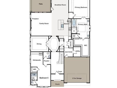 Living area at 204 Medallion ST - 5 bed 4 bath home