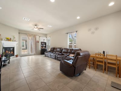 Living area at 205 Clubhouse DR Unit #G - 4 bed 3 bath home