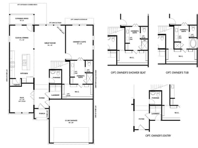 Living area at 205 Red Wolf DR - 4 bed 2 bath home