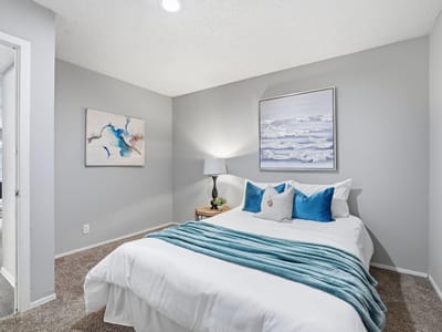Primary bedroom at 101 E 33rd ST Unit #206 - 3 bed 2 bath home