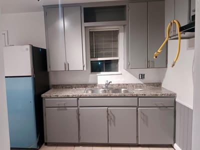 Primary bedroom at 206  hill St - 2 bed 1 bath home