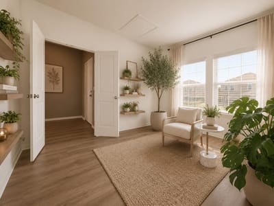 Living area at 207 Otter RD - 4 bed 2 bath home