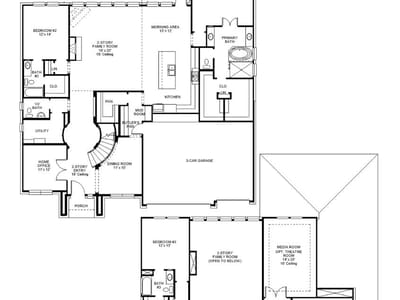 Primary bedroom at 208 Oswalt Way - 5 bed 5 bath home