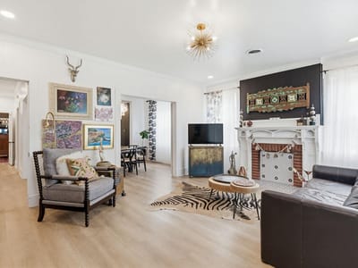 Primary bedroom at 208 S Spring ST - 3 bed 2 bath home