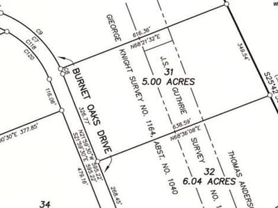 Primary bedroom at 209 Burnet Oaks DR - 3 bed 3 bath home
