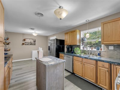 Kitchen at 209 E Live Oak St - 4 bed 2 bath home