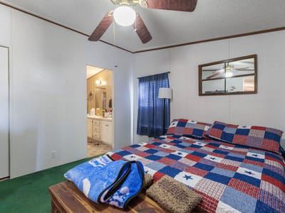 Primary bedroom at 209 E Sheldon Ave - 3 bed 2 bath home