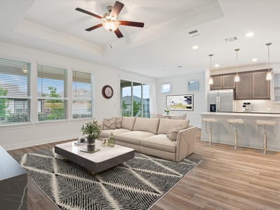 Living area at 210 Bellows ST - 2 bed 2 bath home