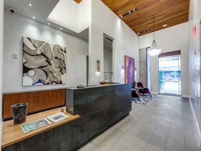 Living area at 210  Lavaca St  #1801 - 1 bed 1 bath home