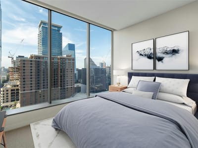 Primary bedroom at 210 Lavaca ST Unit #2105 - 3 bed 3 bath home