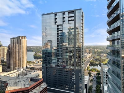 Living area at 210 Lavaca St Unit #2505 - 3 bed 3 bath home