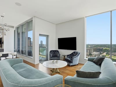 Primary bedroom at 210 Lavaca ST Unit #2903 - 3 bed 3 bath home