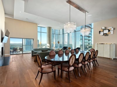 Primary bedroom at 210 Lavaca St Unit #3503 - 3 bed 3 bath home