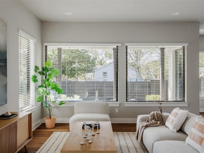 Primary bedroom at 2100 Chicon St - 5 bed 5 bath home