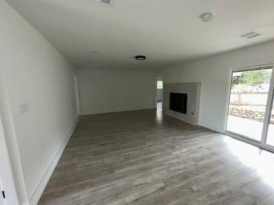 Primary bedroom at 2101 Vanderbilt Ln - 3 bed 2 bath home