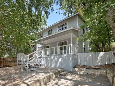 Primary bedroom at 2102 E 8th St - 4 bed 3 bath home