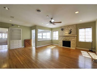 Living area at 2103 Newton - 2 bed 2 bath home