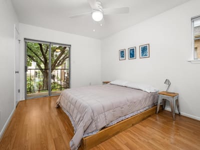 Primary bedroom at 2104 Cullen Ave Unit #202 - 1 bed 1 bath home
