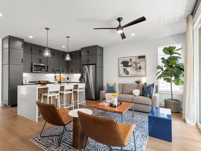 Kitchen at 2104 E 2nd ST Unit #2 - 2 bed 2 bath home