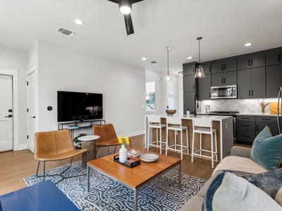 Primary bedroom at 2104 E 2nd ST Unit #2 - 2 bed 2 bath home
