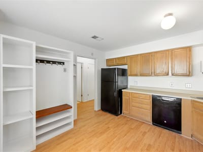 Primary bedroom at 2105 Kirksey Dr Unit #B - 2 bed 2 bath home