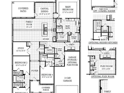 Living area at 2105 Tobiano TRCE - 4 bed 3 bath home