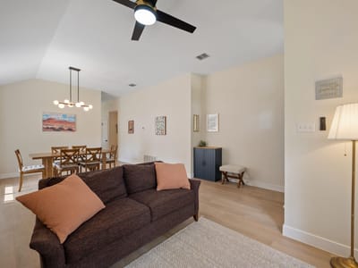Living area at 2105 Yaupon HOLW - 3 bed 2 bath home