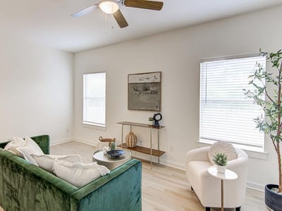 Living area at 2106 Cullen Ave Unit #208 - 1 bed 1 bath home
