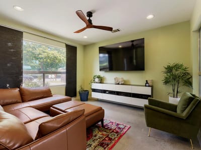 Primary bedroom at 2112 Haskell ST Unit #A - 2 bed 2 bath home