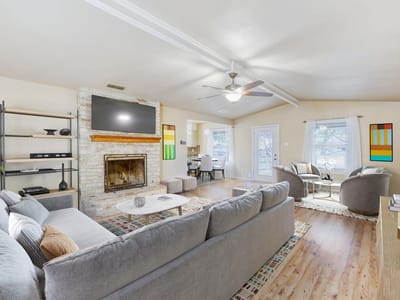 Primary bedroom at 2114 Bel Air DR - 2 bed 1 bath home