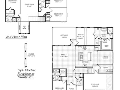 Living area at 2116 Tobiano TRCE - 5 bed 4 bath home