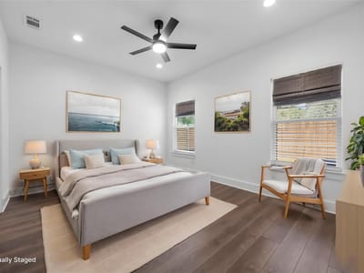 Primary bedroom at 212 Southwood DR - 3 bed 2 bath home