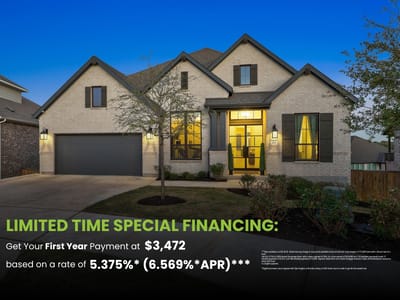 Living area at 212 Texas Bluebonnet TRL - 4 bed 3 bath home
