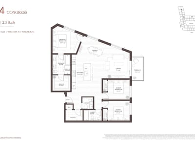 Photo 2 of 20 at 2121 S Congress Ave Unit #402 - 3 bed 2 bath home