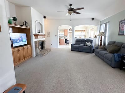 Primary bedroom at 2121 Settlers Park LOOP - 3 bed 2 bath home