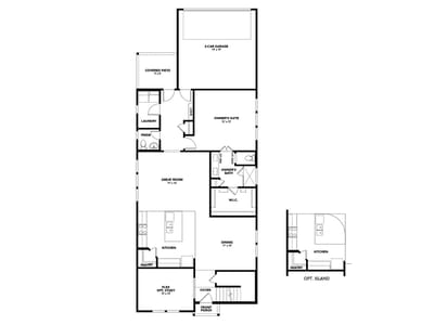 Living area at 213 Rock Daisy TRL - 3 bed 2 bath home