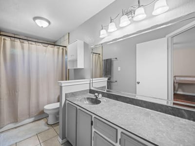 Primary bedroom at 213 W Anderson Ave - 3 bed 2 bath home