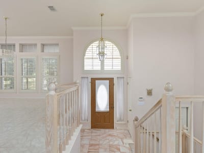 Primary bedroom at 214 Golf Crest LN - 3 bed 3 bath home