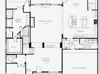 Primary bedroom at 215 Woodlands CT - 4 bed 3 bath home