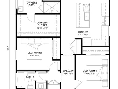 Photo 3 of 3 at 216 Amity Bower DR - 3 bed 2 bath home